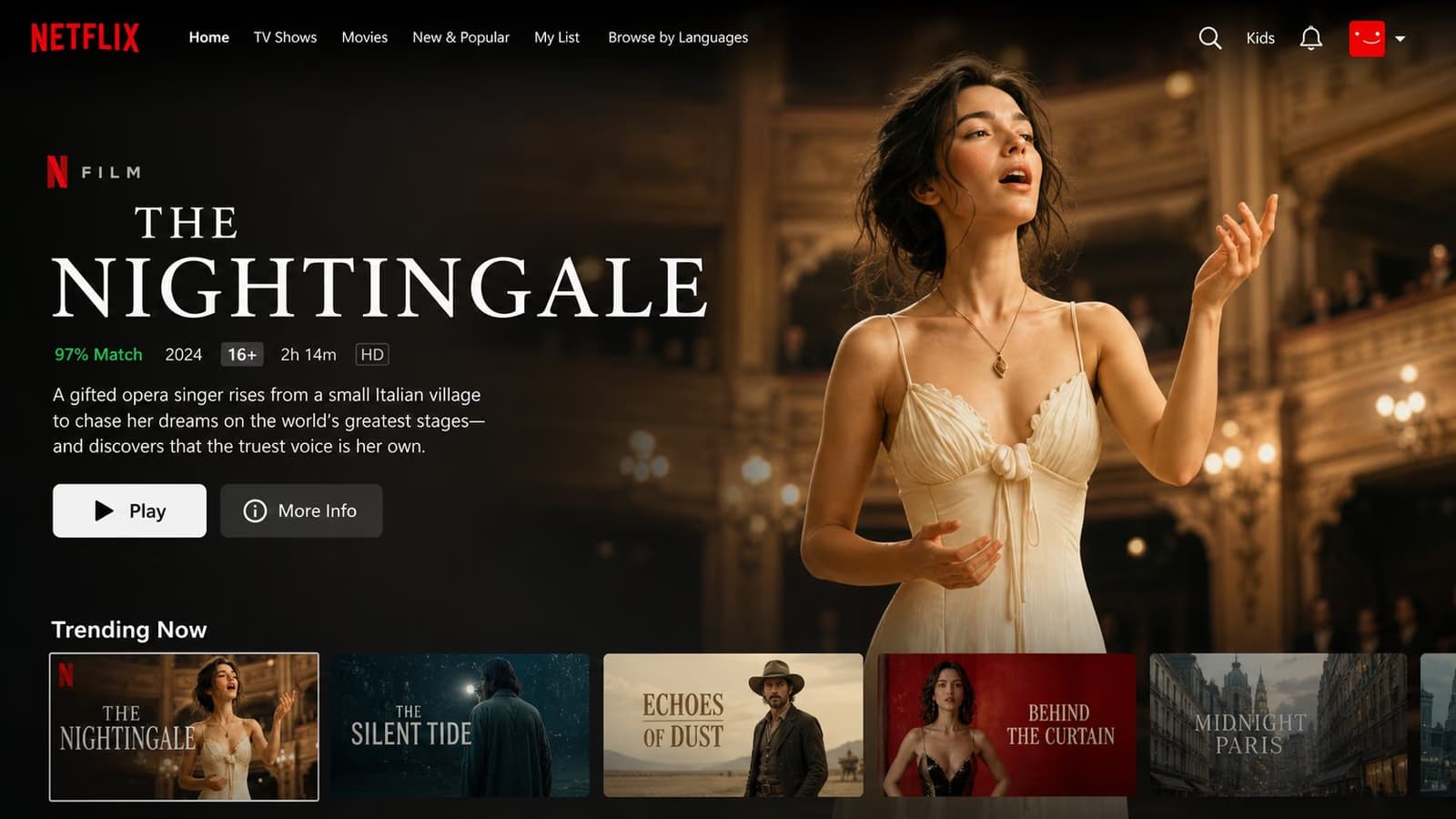 Netflix UI