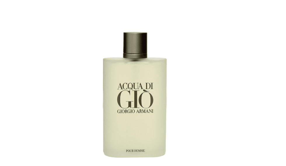 Fragrance bottle on a clean white marketplace background
