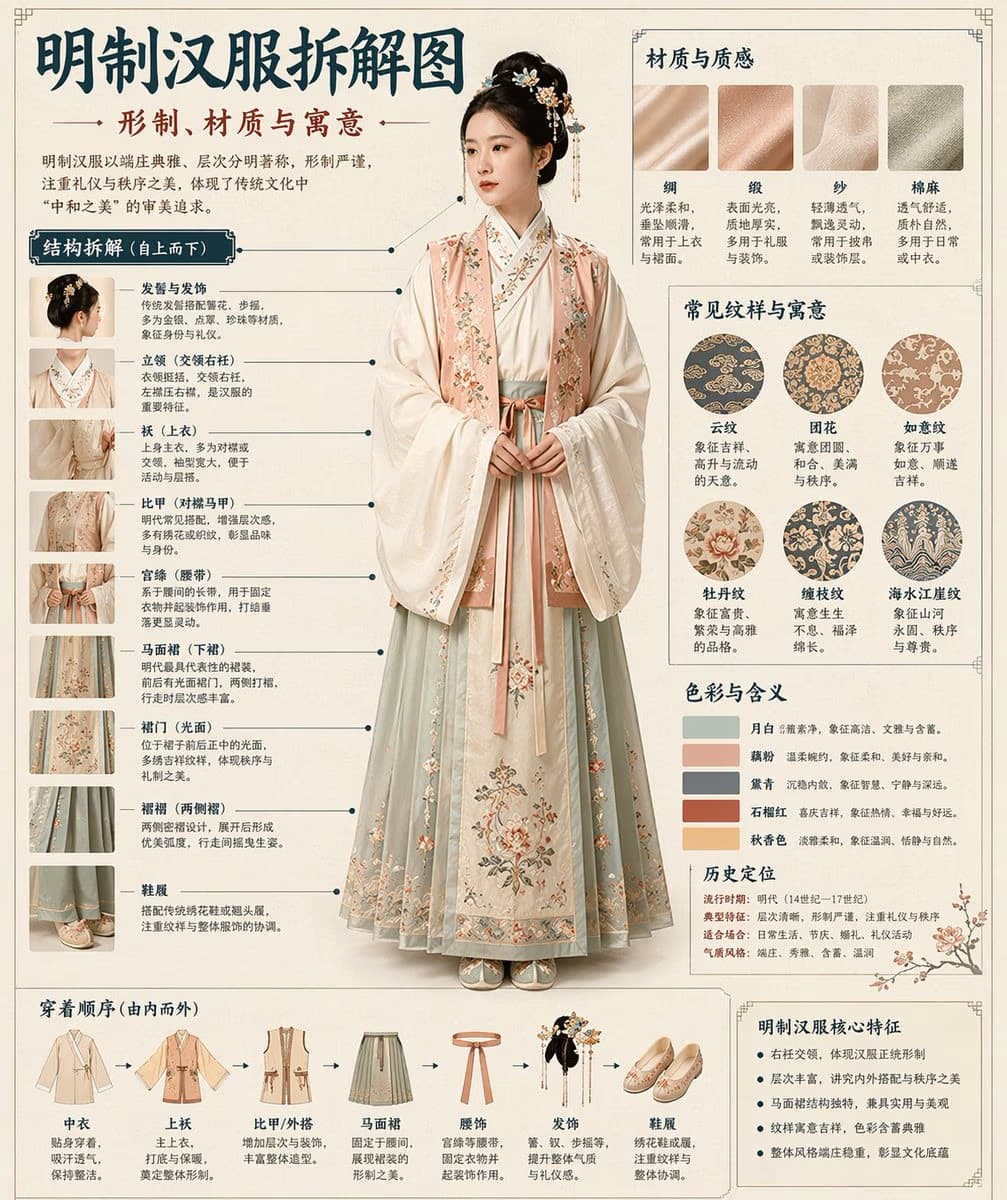 Museum Catalog Chinese Disassembly Infographic